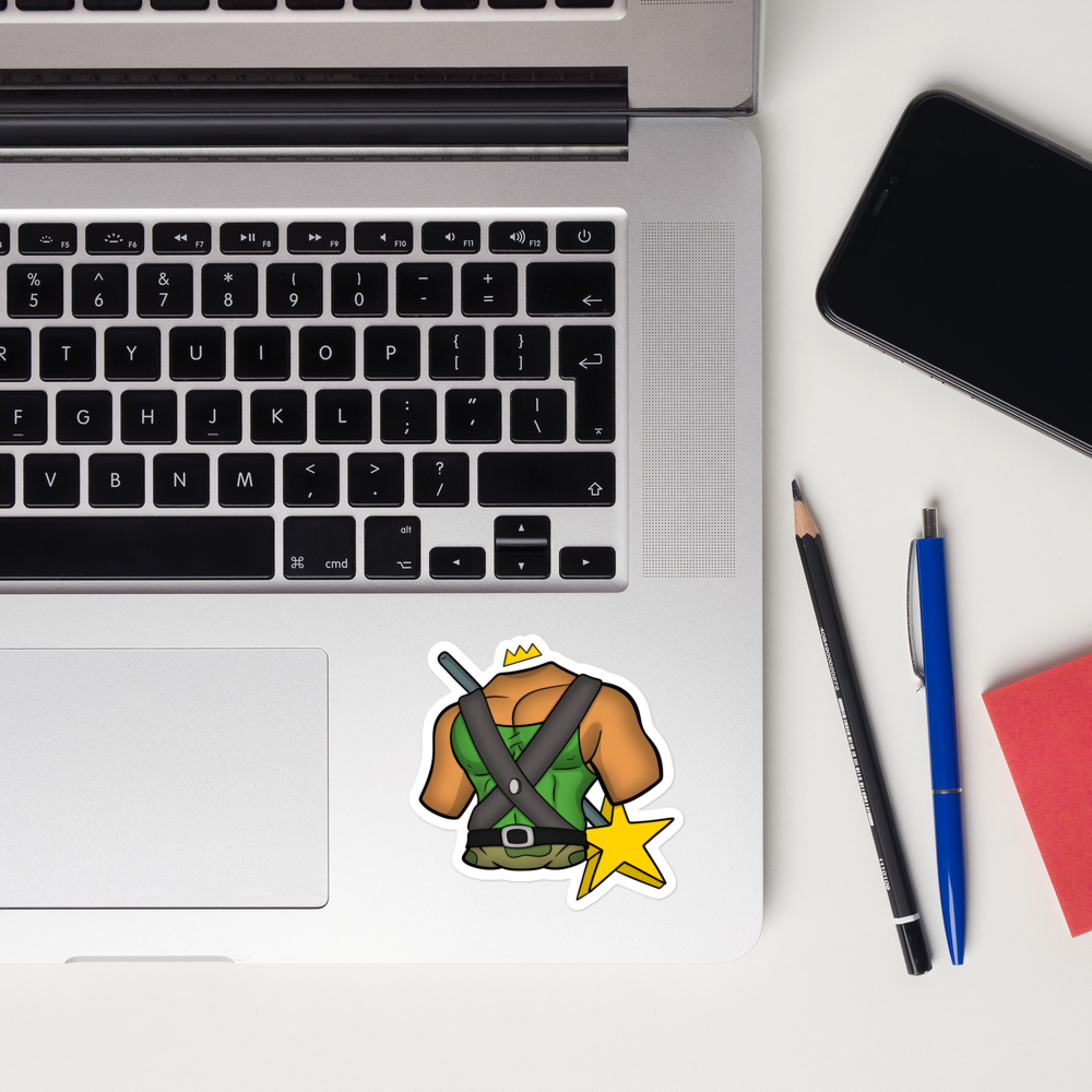 Muscle Fairy torso sticker