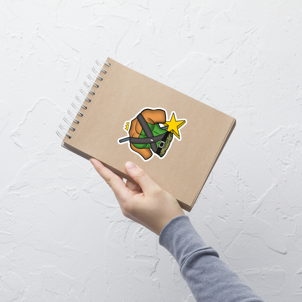 Muscle Fairy torso sticker