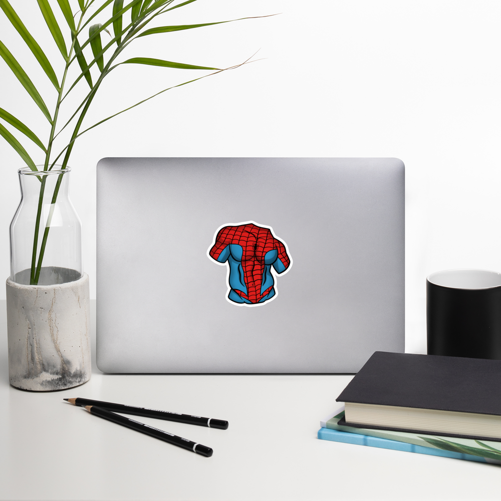 Nerd Spider torso sticker