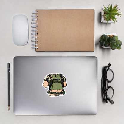 Chris Redfeild torso sticker
