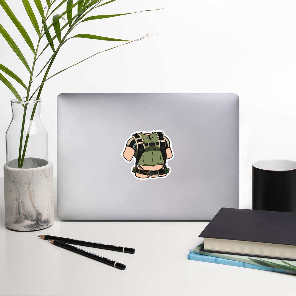 Chris Redfeild torso sticker