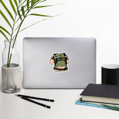 Chris Redfeild torso sticker